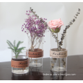 Custom Logo Glass Vase For Wedding